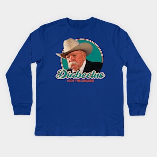 DIABEETUS I GOT THE SUGARS! Kids Long Sleeve T-Shirt